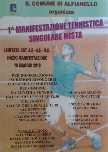 MANIFESTAZIONE TENNIS